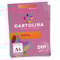 Cartolina 240g A4 210x297mm Cor Rosa Marpax Pacote com 10fls