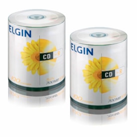 CD Virgem Gravável com logo CD-R 700mb/80min 52x Elgin 200un
