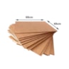 Chapa MDF Cru A2 40x60cm 1 uni 3mm Quadros Artesanato Marpax