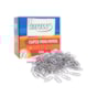 Clips de Papel Galvanizado Prata Nº 8.0 BRW Caixa com 500gr