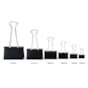 Clips para Papel Binder BRW Preto 40mm 12 Und