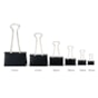 Clips para Papel Binder Metal Cor Preto 32mm BRW com 12un