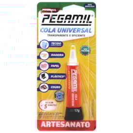Cola Universal Pegamil Para Artesanato 17g 1 unid