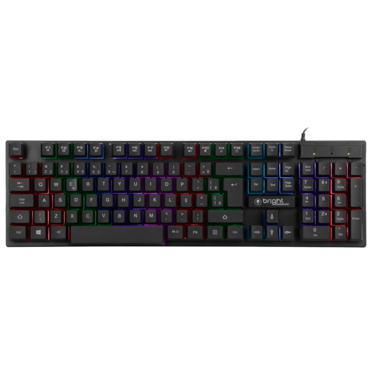 Combo Gamer - Teclado, Mouse e Headset Bright 