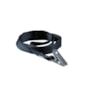 Cordão para Crachá com Jacaré Preto 12mm Marpax 10un