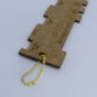 Corrente Tag de Bolinha Amarelo 2,5mmx10cm C/ 10un