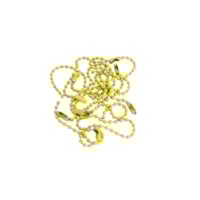 Corrente Tag de Bolinha Amarelo 2,5mmx10cm C/ 10un