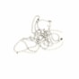 Corrente Tag de Bolinha Branco 2,5mmx10cm C/ 10un