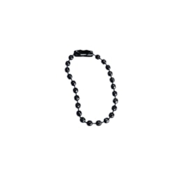 Corrente Tag de Bolinha Preto 2,5mmx10cm C/ 50un