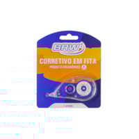 Corretivo em Fita Oval Branco 5mm X 6m Ergonômico BRW 01un