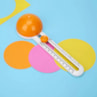 Cortador circular Laranja com refil escala métrica e inglesa
