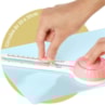 Cortador circular Rosa com refil escala métrica e inglesa