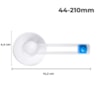 Cortador Circular Transparente 44-210mm Marpax