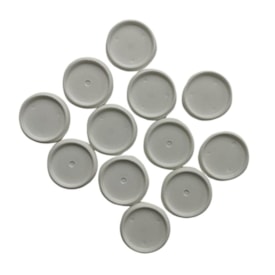 Disco Inteligente Branco 24mm para Caderno Marpax com 12un