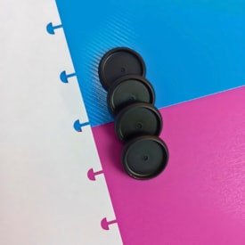 Disco Inteligente Preto 24mm para Caderno Marpax com 12un