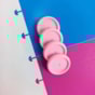 Disco Inteligente Rosa Bebê 24mm Para Caderno Marpax 12un