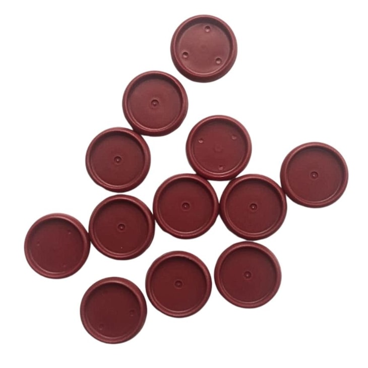 Disco Inteligente Vinho 24mm para Caderno Marpax com 12un
