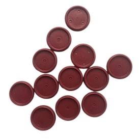 Disco Inteligente Vinho 31mm para Caderno Marpax com 12un