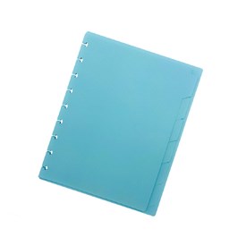 Divisórias e Subcapas Azul para Caderno de Disco BRW