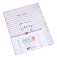 Divisórias e Subcapas Best Friend Cats para Caderno de Disco BRW