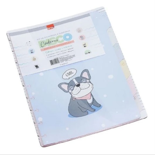 Divisórias e Subcapas Best Friend Dogs para Caderno de Disco BRW