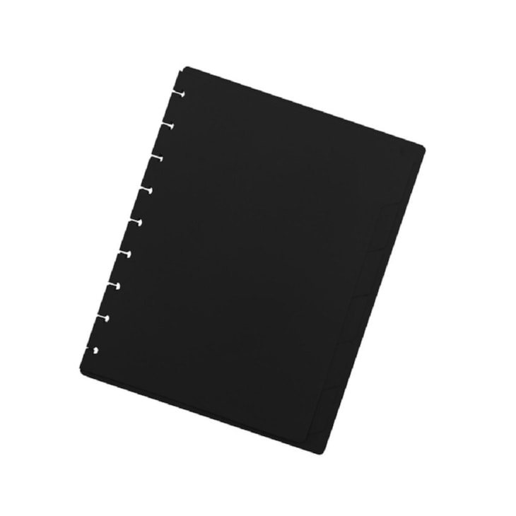 Divisórias e Subcapas Cor Preto para Caderno de Disco BRW