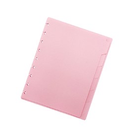 Divisórias e Subcapas Rosa para Caderno de Disco BRW