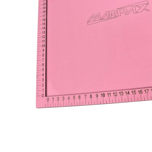 Dobra Folha Rosa 30cmx30cm em MDF Marpax