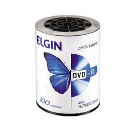DVD Virgem Printable DVD-R 4.7GB/120min 16x Elgin 600un