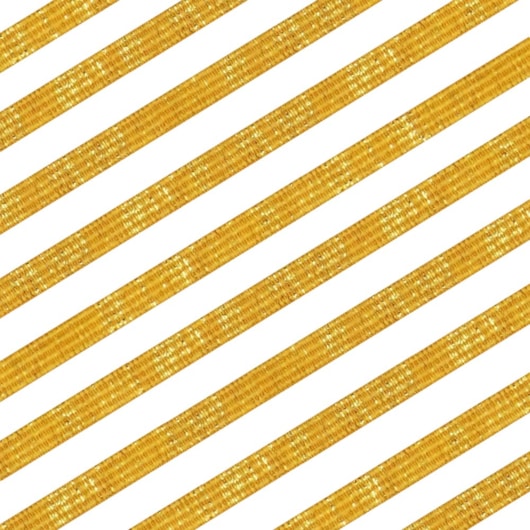 Elástico 7mm Metalizado Amarelo Ouro/Ouro 10m Marpax