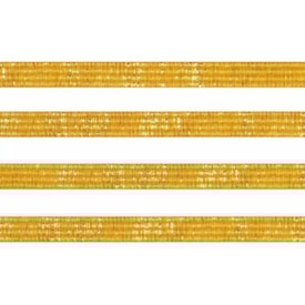 Elástico 7mm Metalizado Amarelo Ouro/Ouro 10m Marpax