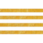 Elástico 7mm Metalizado Amarelo Ouro/Ouro 10m Marpax