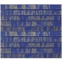 Elástico 7mm Metalizado Azul Royal/Ouro com 10m Marpax