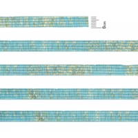 Elástico 7mm Metalizado Azul Turquesa/Ouro 10m Marpax