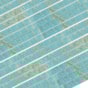 Elástico 7mm Metalizado Azul Turquesa/Ouro 10m Marpax