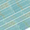 Elástico 7mm Metalizado Azul Turquesa/Ouro 10m Marpax