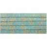 Elástico 7mm Metalizado Azul Turquesa/Ouro 10m Marpax