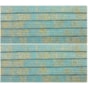 Elástico 7mm Metalizado Azul Turquesa/Ouro 10m Marpax