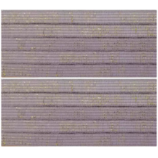 Elástico 7mm Metalizado Lílas/Ouro 10m Marpax