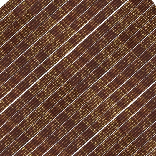 Elástico 7mm Metalizado Marrom/Ouro 10m Marpax