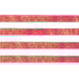 Elástico 7mm Metalizado Pink/Ouro 10m Marpax