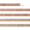 Elástico 7mm Metalizado Rosa Bb/Ouro 10m Marpax
