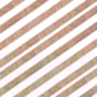 Elástico 7mm Metalizado Rosa Bb/Ouro 10m Marpax