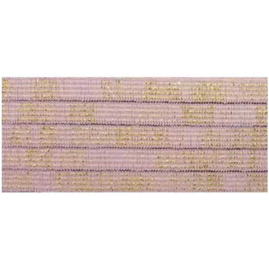 Elástico 7mm Metalizado Rosa Bb/Ouro 10m Marpax