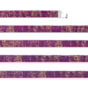Elástico 7mm Metalizado Roxo/Ouro 10m Marpax