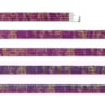 Elástico 7mm Metalizado Roxo/Ouro 10m Marpax