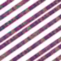 Elástico 7mm Metalizado Roxo/Ouro 10m Marpax