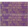 Elástico 7mm Metalizado Roxo/Ouro 10m Marpax