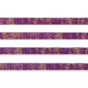 Elástico 7mm Metalizado Roxo/Ouro 10m Marpax