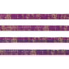 Elástico 7mm Metalizado Roxo/Ouro 10m Marpax